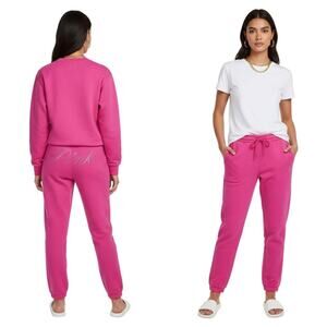 Victoria’s Secret PINK Limited Edition Bling Ivy Fleece Sweatpants – Size Small